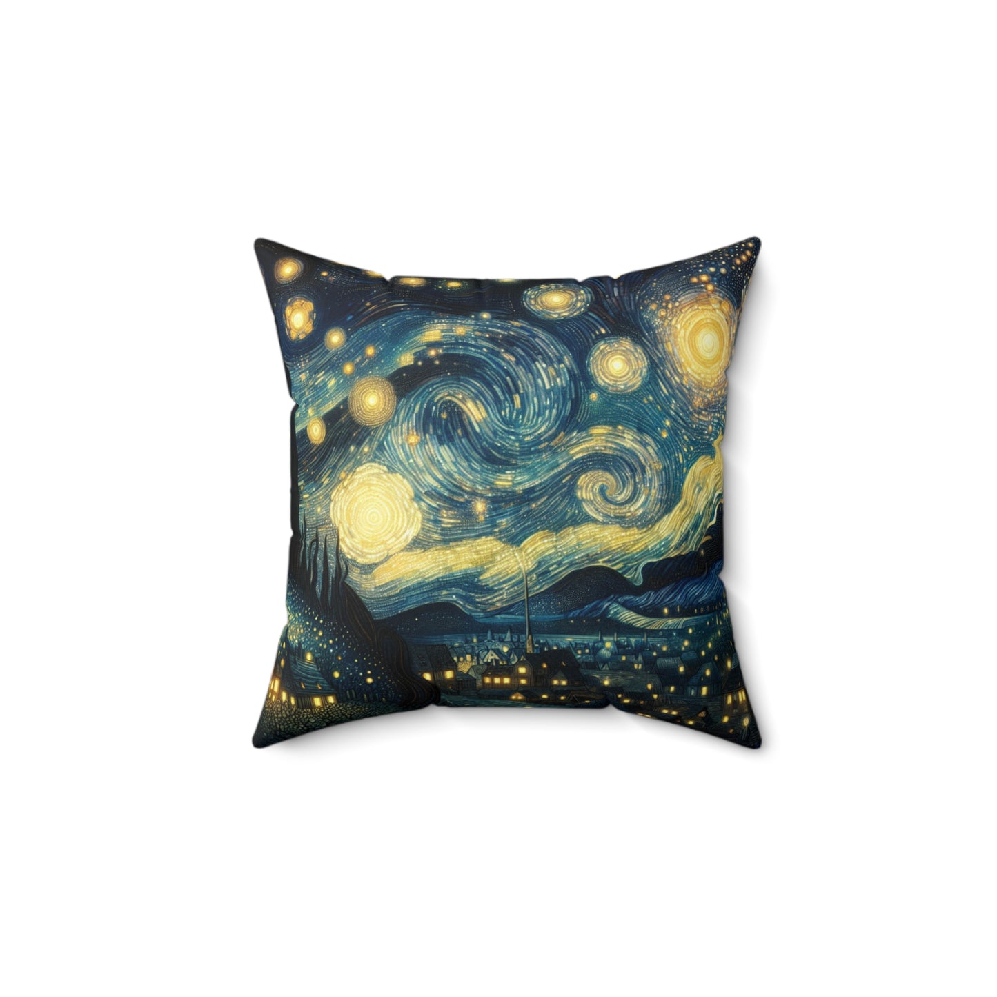 Spun Polyester Square Pillow